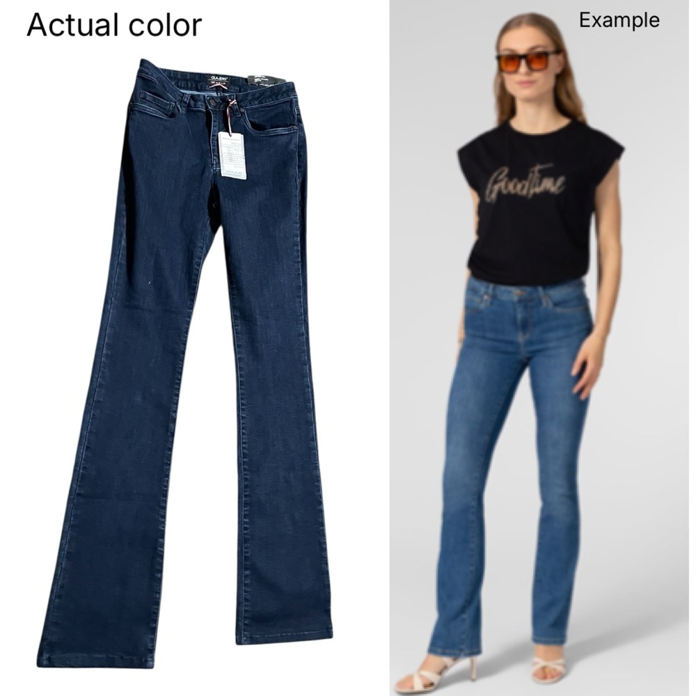 OLA JEANS The RUTH Vintage Blue BOOTCUT med highrise designed Norway W30X32L